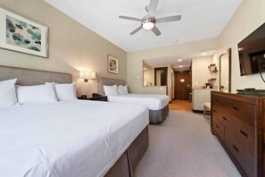 Iron/ironing board, travel crib, WiFi, bed sheets