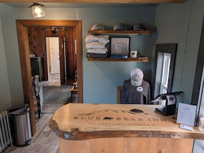 Concierge desk - Blue Bear Inn (Francestown)