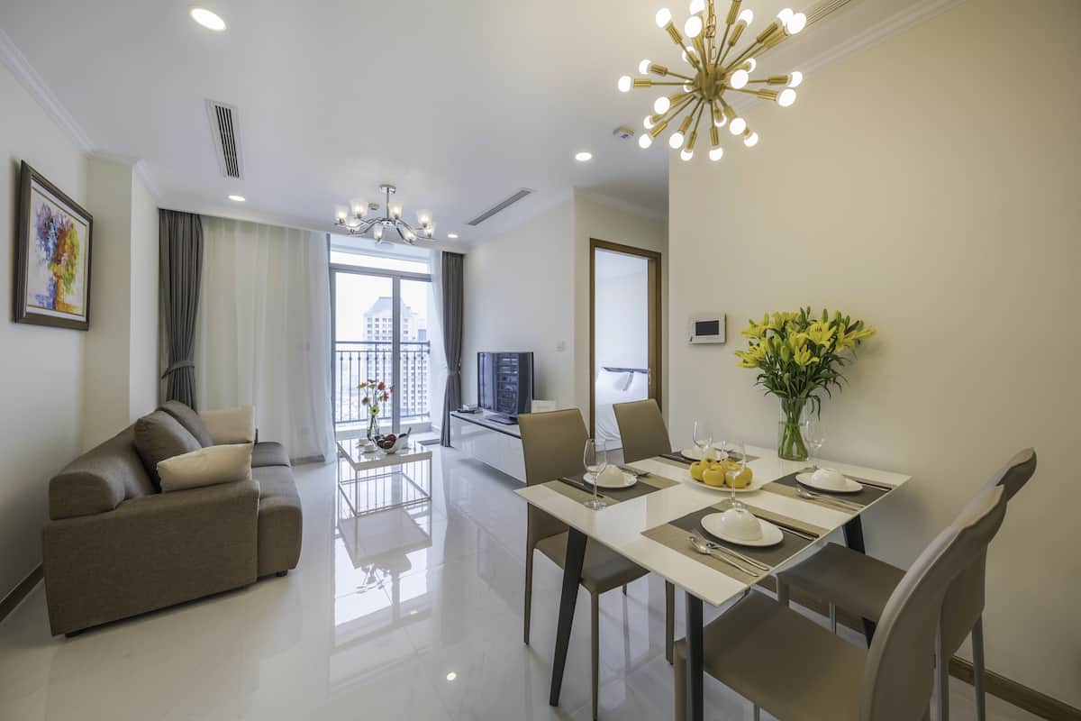 Luxury Apartment, 1 Bedroom | Living area | Offices
