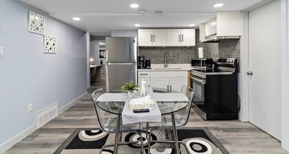 Modern, cozy and private suite basement in South West Edmonton