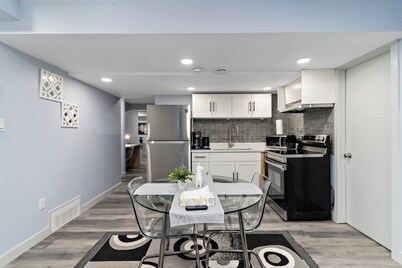 Modern, cozy and private suite basement in South West Edmonton