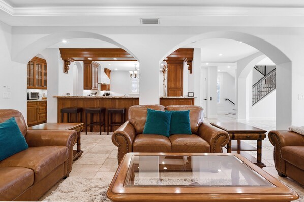 TV, foosball, table tennis