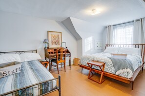 6 slaapkamers, een bureau, gratis wifi, beddengoed