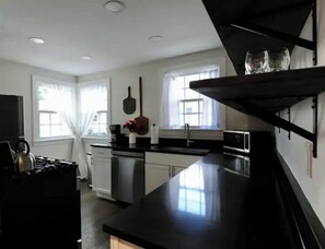 Fridge, microwave, oven, stovetop - Galena House—Gorgeous 6 BR, 10 min to Three Oaks! (La Porte)