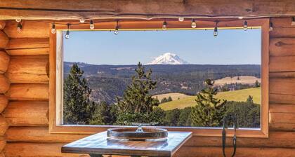 Rowland Log Cabin - Rustic Getaway in Eastern End of The Columbia River Gorge!