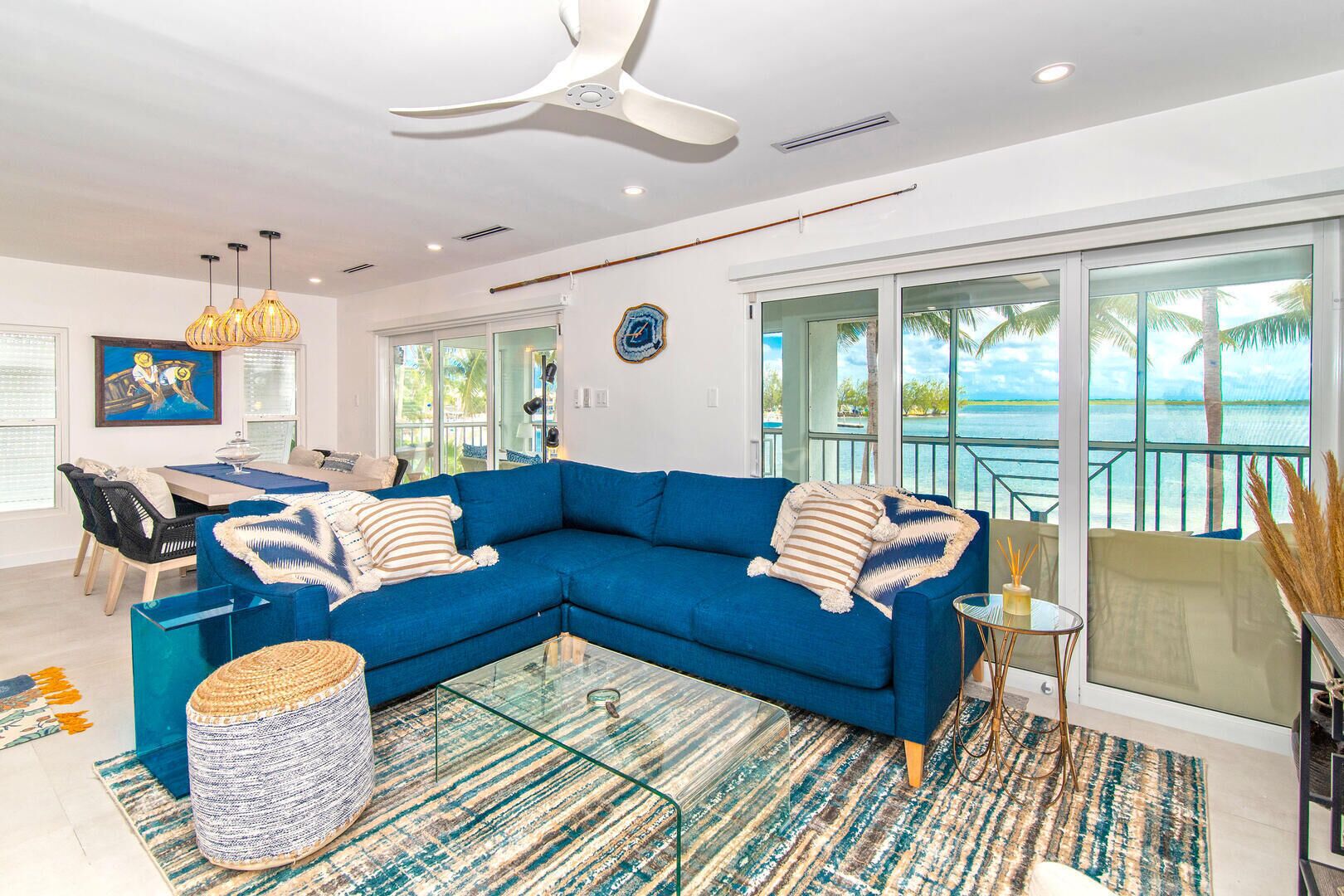 Condo, Multiple Beds, Patio, Beach View | Living room | TV