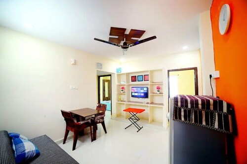 SN202 - Complete 2BHK with Kitchen, AC, TV, Sofa