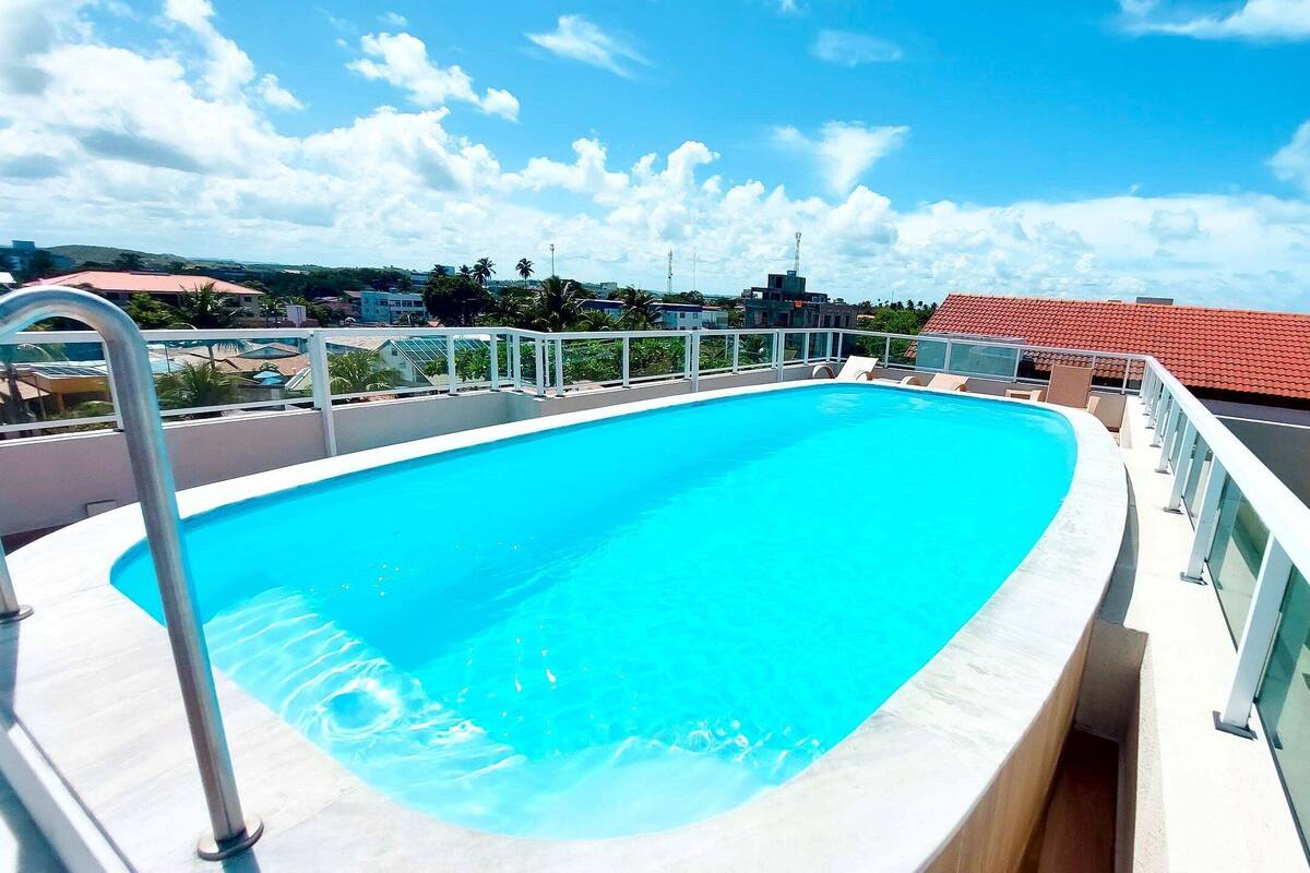 Apartemen Keluarga, pemandangan halaman | Kolam renang | Kolam renang outdoor