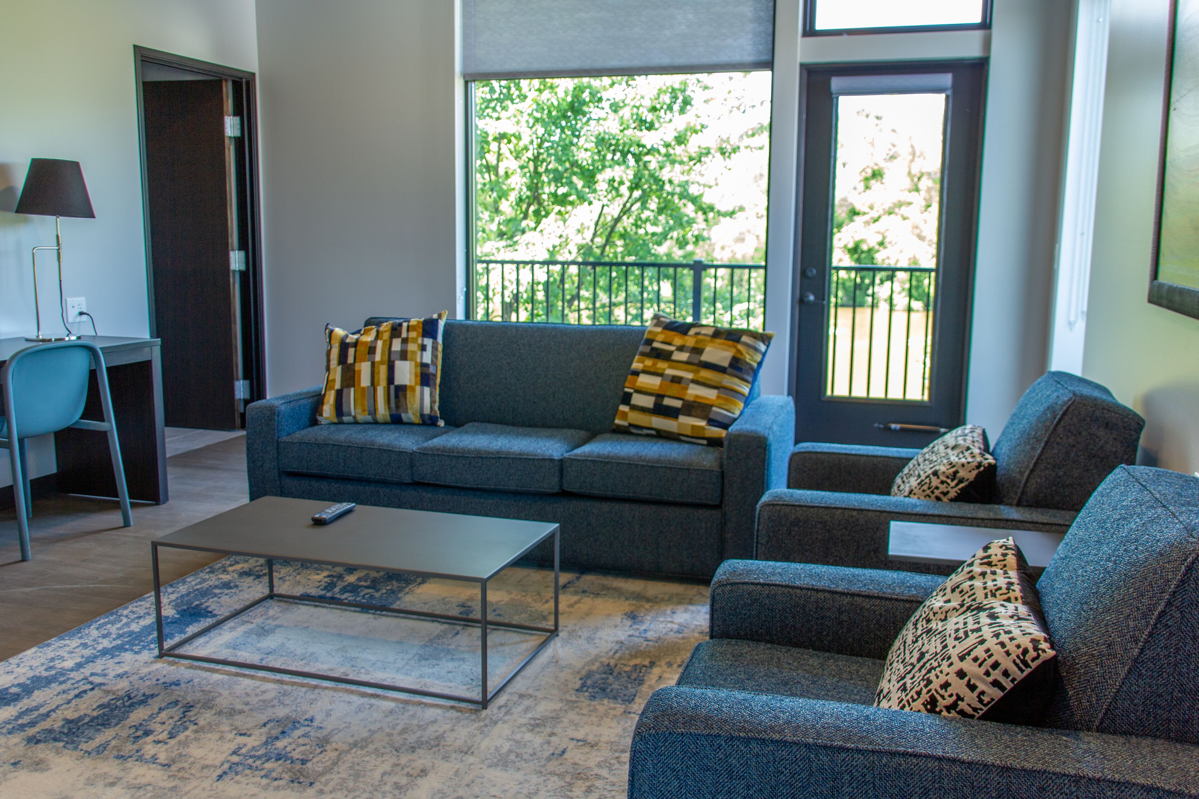 executive king suite river view | 1 bedroom, desk, laptop workspace, blackout curtains