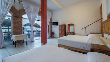 Basic Room, 2 Double Beds, Non Smoking, Ocean View | View from room