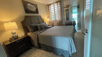 2 soverom, strykejern/-brett, reiseseng for barn og wi-fi (inkludert)