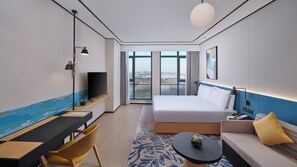 Superior Room, 1 King Bed | Desk, soundproofing, bed sheets - Hilton Garden Inn Liaocheng Jiangbei Shuicheng (Liaocheng)
