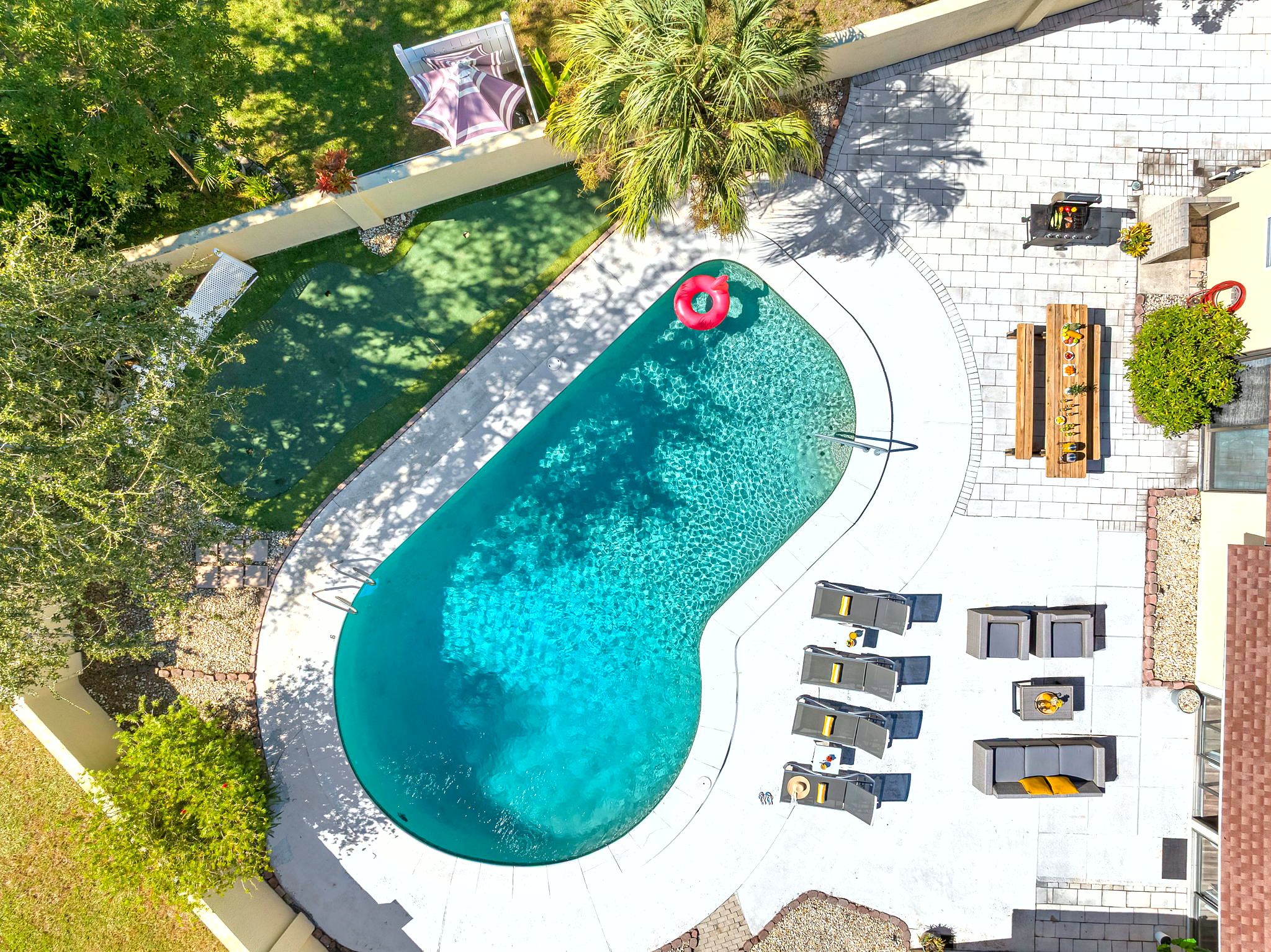 Una piscina climatizada