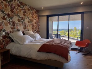 Doppelzimmer, mit Bad, Meerblick (1 - Chambre Berder)