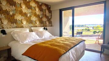 Superior tweepersoonskamer, en-suite badkamer, uitzicht op zee (3 - Chambre Illur)