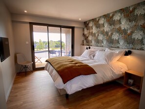 Doppelzimmer, mit Bad (2 - Chambre Boëdic) | 1 Schlafzimmer