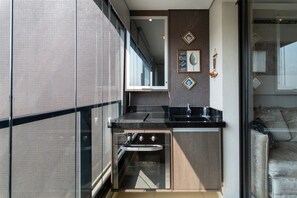 Apartamento luxo | Terraço/pátio