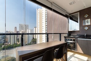 Apartamento luxo | Varanda coberta