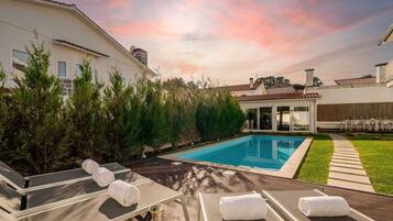 Una piscina riscaldata