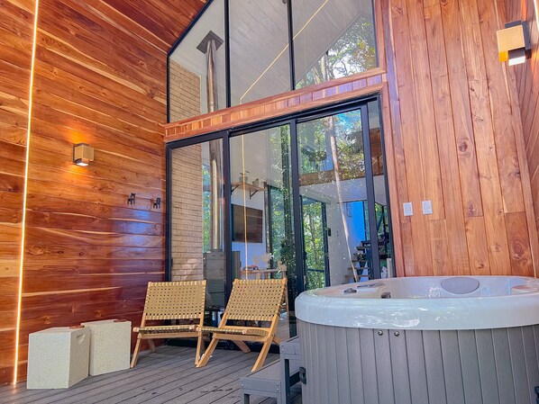 Terrace/patio - Amalú Luxury View Cabins (Sierra)