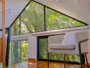 Tiny House in the Forest, Hot tub, Fireplace, Forest View | Premium bedding, down comforters, free minibar, individually decorated