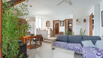 TV, lareira