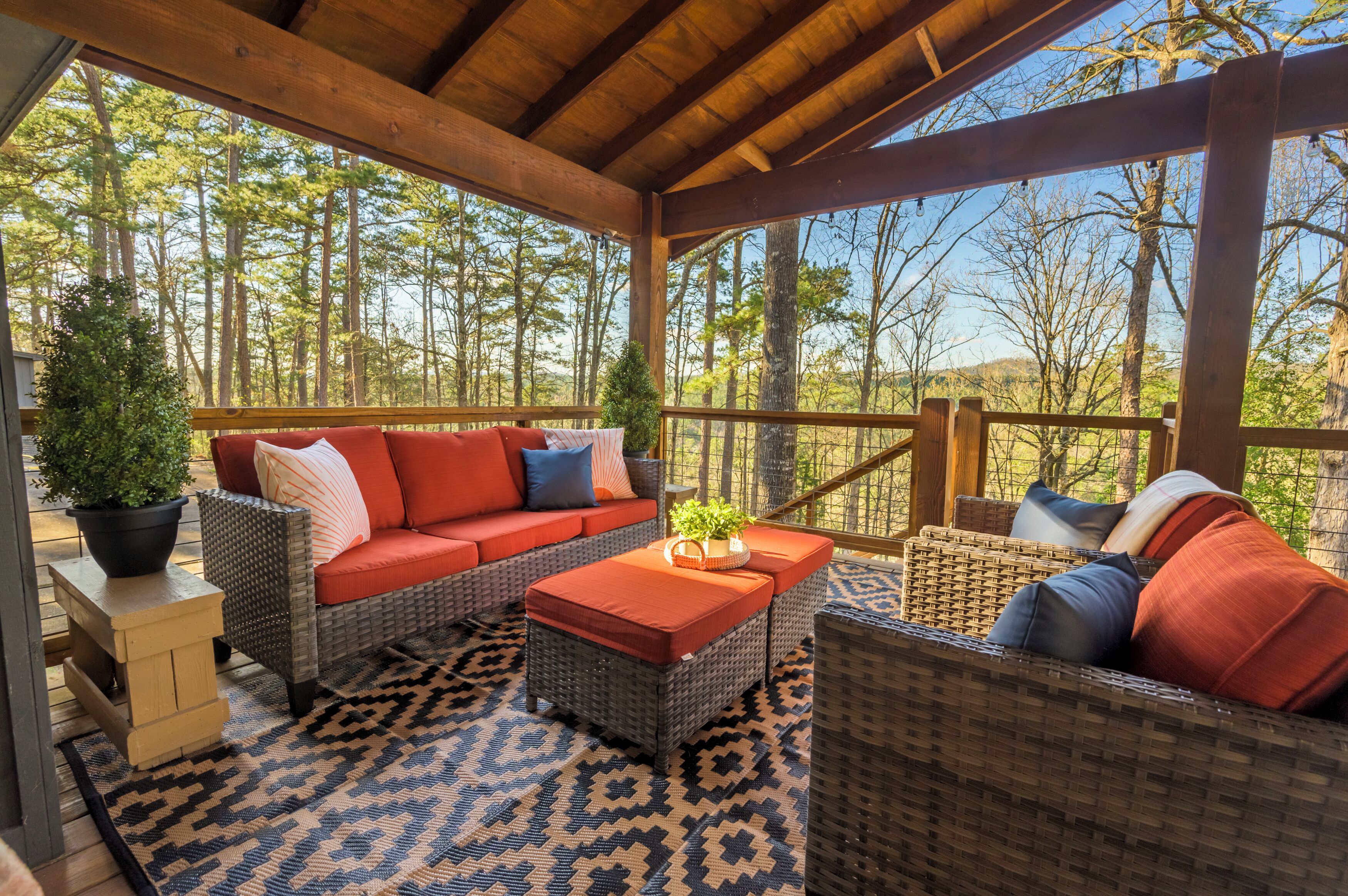 Smart TV, fireplace, DVD player, foosball