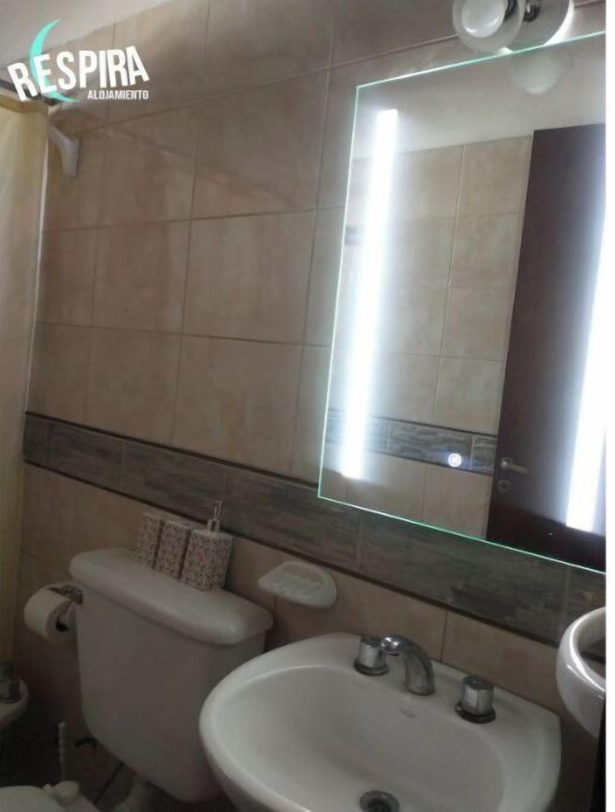 Shower, bidet, towels, soap
