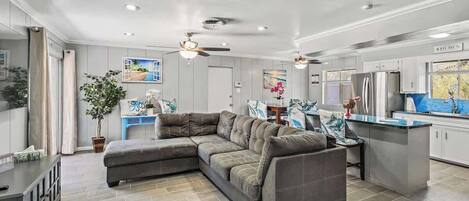 Smart-tv en een kantoor