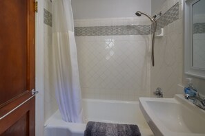 Hair dryer, towels