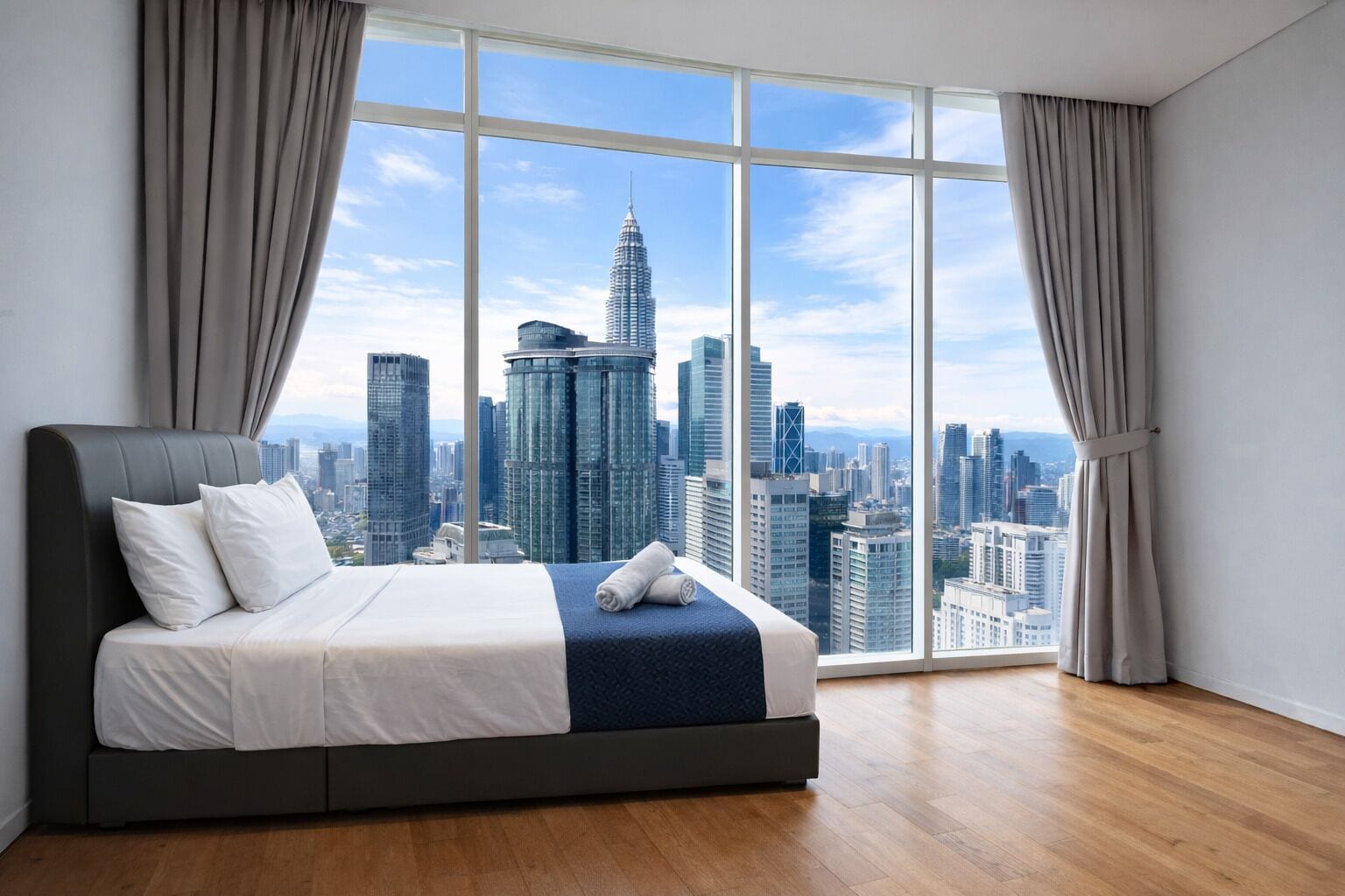 Appartement Exécutif, 3 chambres | Draps en coton égyptien, literie de qualité supérieure, Wi-Fi gratuit