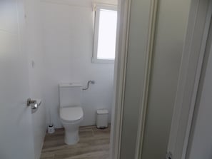 Douche, sèche-cheveux, serviettes fournies, papier toilette