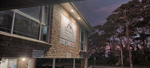 Voorkant van accommodatie