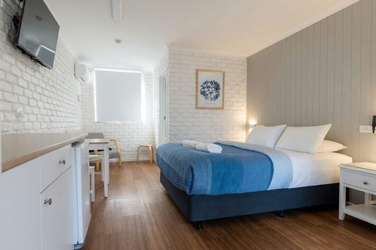 Standard Queen Room 2 | Blackout drapes, iron/ironing board, travel crib, free WiFi