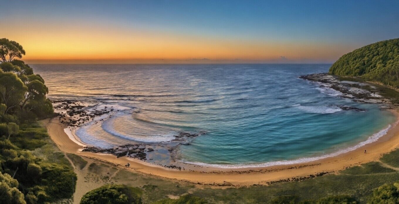 Beach nearby, white sand