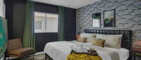 1 Schlafzimmer, Bügeleisen/Bügelbrett, kostenloses WLAN, Bettwäsche