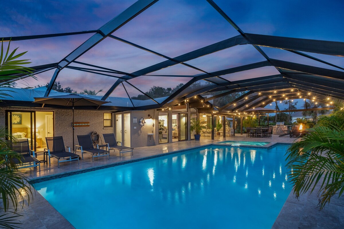 Photo 53 of Boho Chic Estate-40Ft Pool/Spa-Coolest House in Naples!