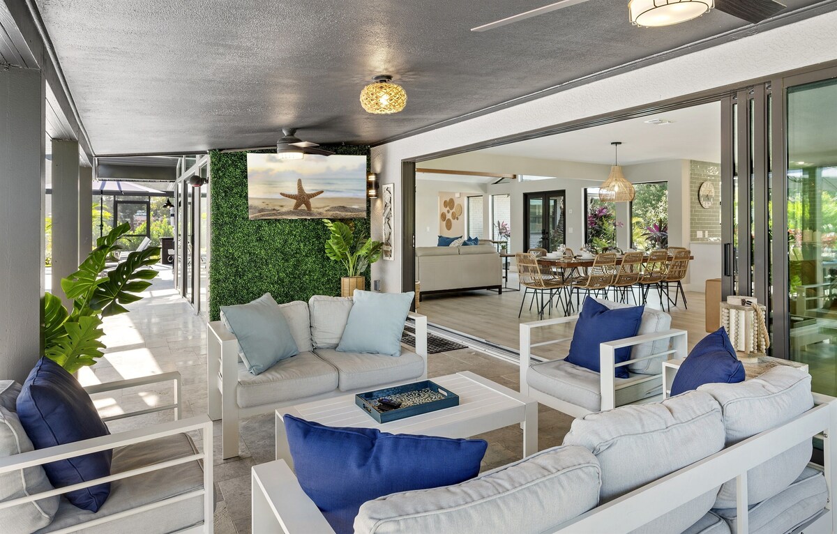 Photo 5 of Boho Chic Estate-40Ft Pool/Spa-Coolest House in Naples!