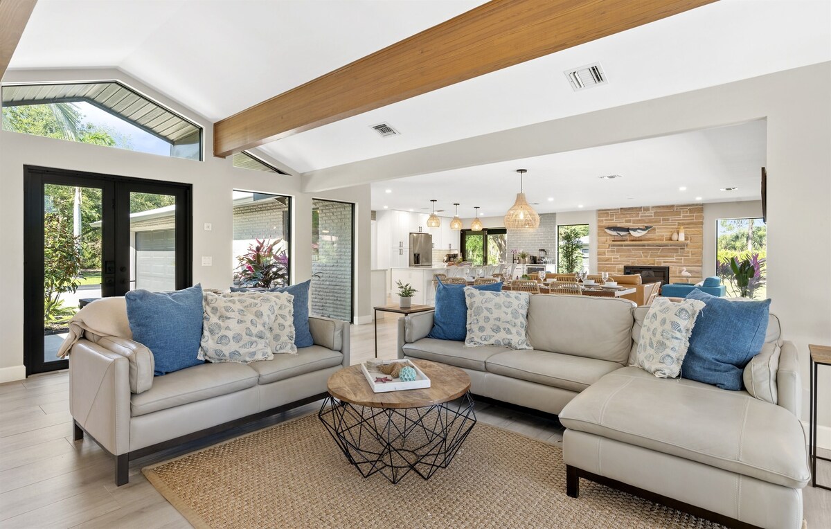Photo 13 of Boho Chic Estate-40Ft Pool/Spa-Coolest House in Naples!