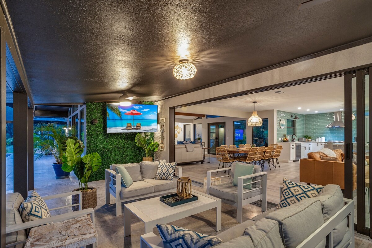 Photo 51 of Boho Chic Estate-40Ft Pool/Spa-Coolest House in Naples!