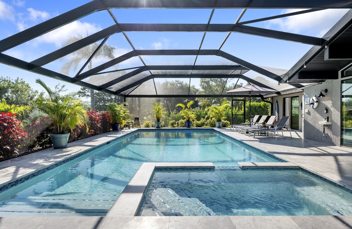 Photo 43 of Boho Chic Estate-40Ft Pool/Spa-Coolest House in Naples!