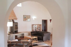 Living area - Family cottage with sea view, pool, tennis (Lagos)