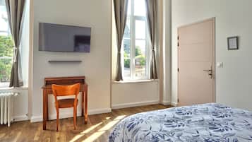 Chambre Double | Bureau, Wi-Fi gratuit, draps fournis