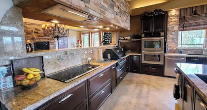 Private Luxurious Estate in Brian Head indoor spa, gas fireplaces, movie theater