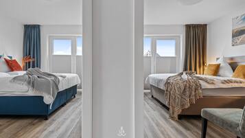 2 Schlafzimmer, Reisekinderbett, kostenloses WLAN