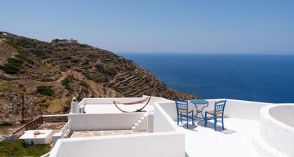 Apartamento "Antiparos" que admite mascotas, con vistas al mar y Wi-Fi