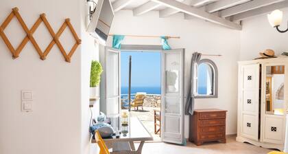 Pet-Friendly Apartment 'Kimolos' with Sea View, Whirlpool & Wi-Fi