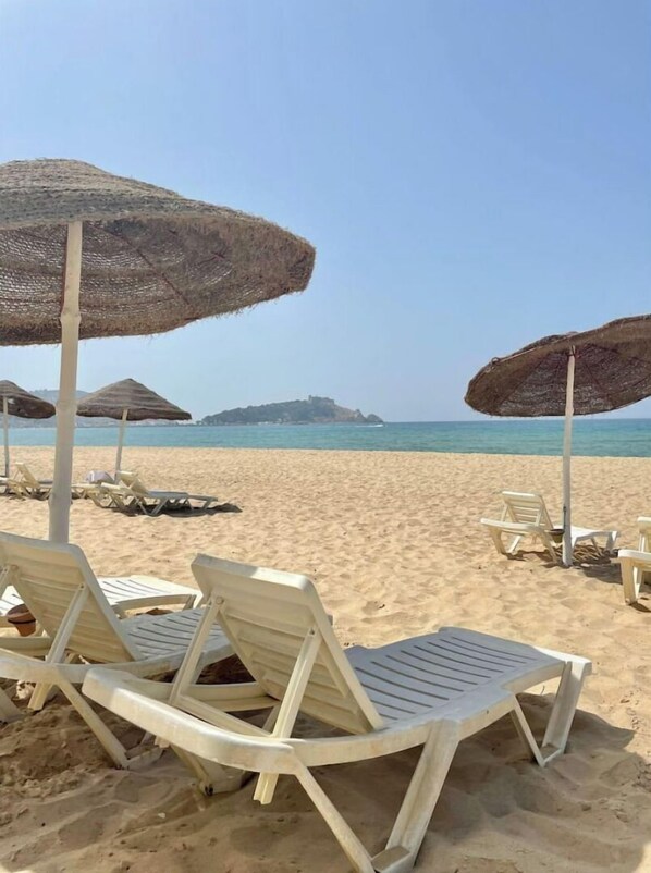 Plage à proximité, serviettes de plage