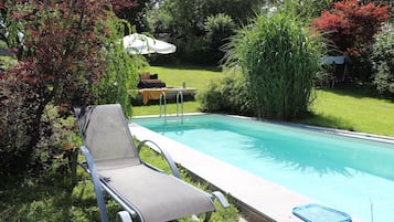 Classic Apartment, Private Bathroom (Fewo Fachwerkhaus Maxen) | Outdoor pool