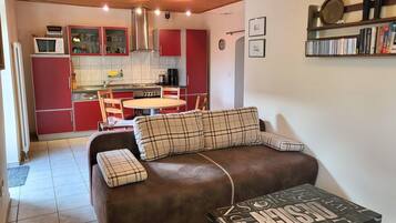 Classic Apartment, Private Bathroom (Fewo Fachwerkhaus Maxen) | Room amenity